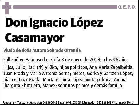 LOPEZ CASAMAYOR,IGNACIO