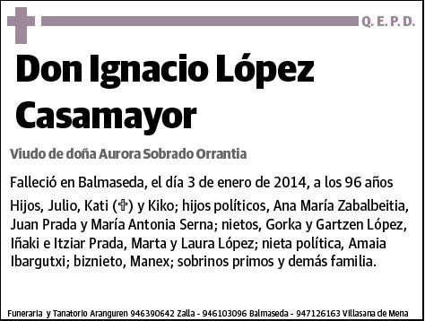 LOPEZ CASAMAYOR,IGNACIO