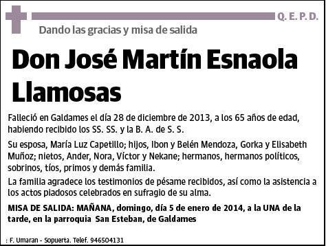 ESNAOLA LLAMOSAS,JOSE MARTIN