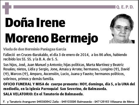 MORENO BERMEJO,IRENE