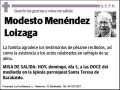 MENENDEZ LOIZAGA,MODESTO