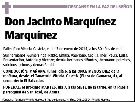 MARQUINEZ MARQUINEZ,JACINTO