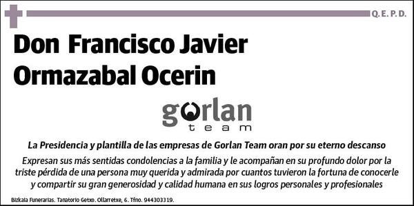 ORMAZABAL OCERIN,FRANCISCO JAVIER