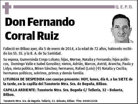 CORRAL RUIZ,FERNANDO