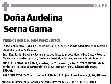 SERNA GAMA,AUDELINA