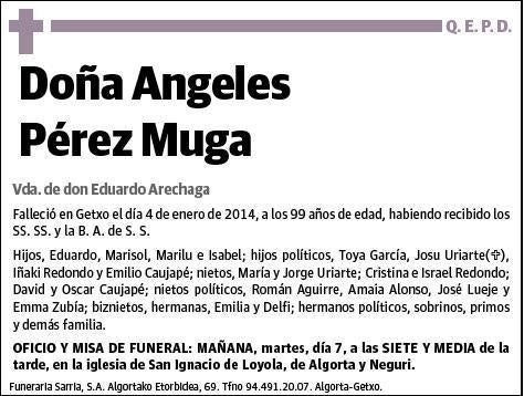 PEREZ MUGA,ANGELES