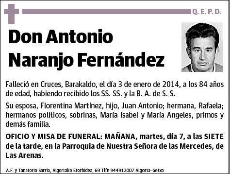 NARANJO FERNANDEZ,ANTONIO