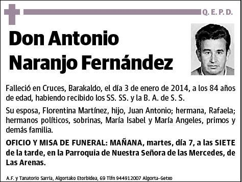 NARANJO FERNANDEZ,ANTONIO