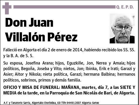 VILLALON PEREZ,JUAN