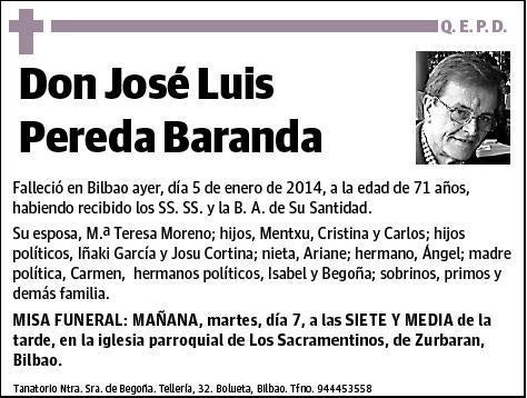 PEREDA BARANDA,JOSE LUIS