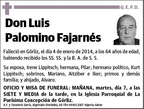 PALOMINO FAJARNES,LUIS