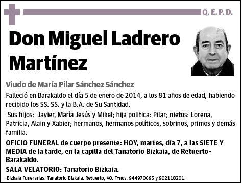 LADRERO MARTINEZ,MIGUEL