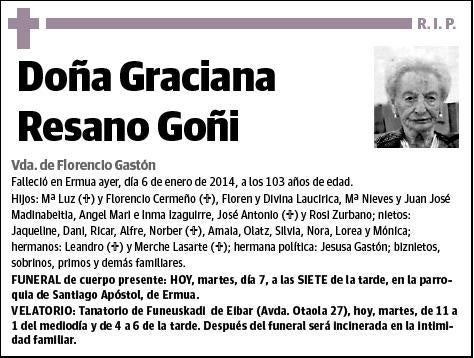 RESANO GOÑI,GRACIANA