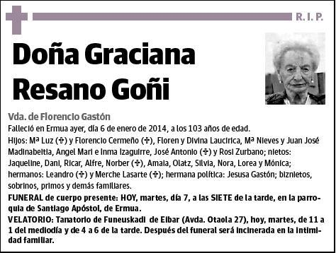 RESANO GOÑI,GRACIANA