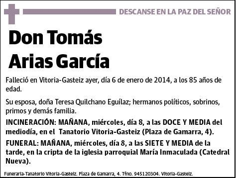 ARIAS GARCIA,TOMAS