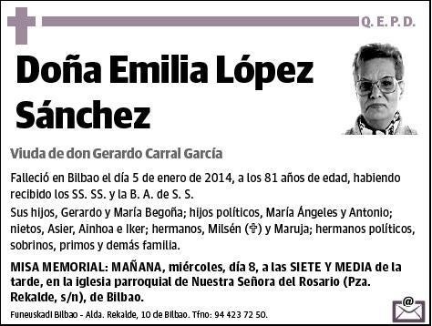 LOPEZ SANCHEZ,EMILIA