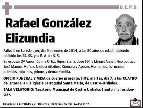 GONZALEZ ELIZUNDIA,RAFAEL