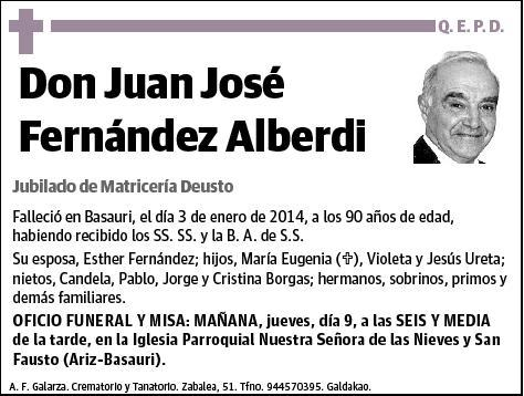 FERNANDEZ ALBERDI,JUAN JOSE