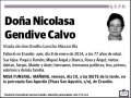 GENDIVE CALVO,NICOLASA