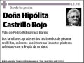 CASTRILLO ROJO,HIPOLITA