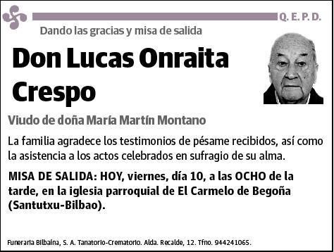 ONRAITA CRESPO,LUCAS