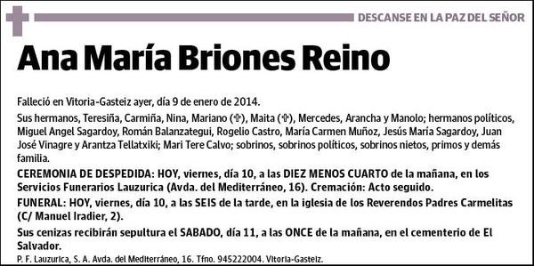 BRIONES REINO,ANA MARIA