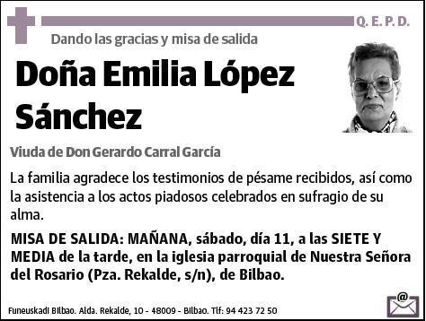 LOPEZ SANCHEZ,EMILIA