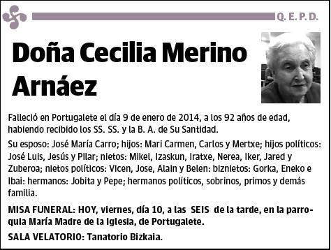 MERINO ARNAEZ,CECILIA