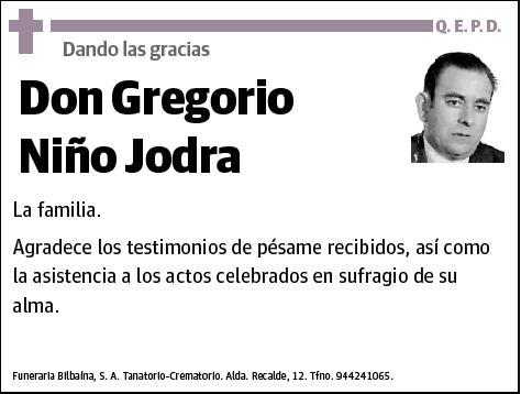 NIÑO JODRA,GREGORIO