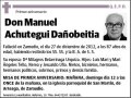 ACHUTEGUI DAÑOBEITIA,MANUEL