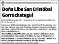 SAN CRISTOBAL GORROCHATEGUI,LIBE