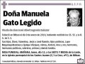 GATO LEGIDO,MANUELA