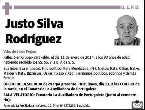 SILVA RODRIGUEZ,JUSTO