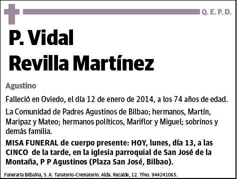 REVILLA MARTINEZ,P. VIDAL