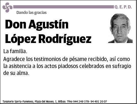 LOPEZ RODRIGUEZ,AGUSTIN