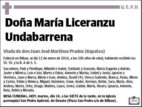 LECERANZU UNDABARRENA,MARIA