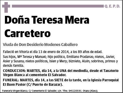 MERA CARRETERO,TERESA