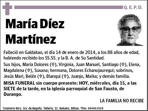 DIEZ MARTINEZ,MARIA