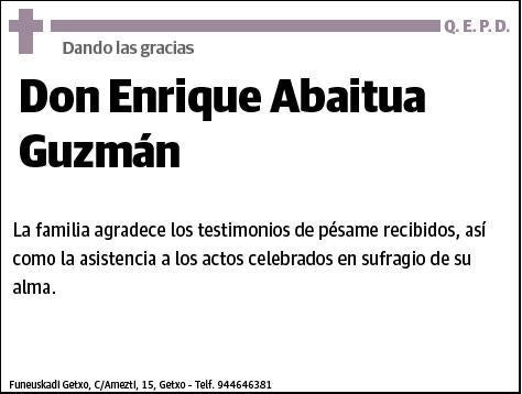 ABAITUA GUZMAN,ENRIQUE