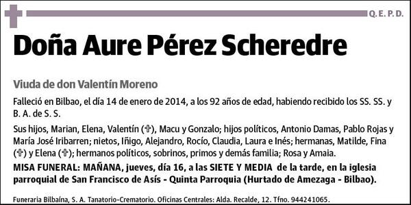 PEREZ SCHEREDRE,AURE