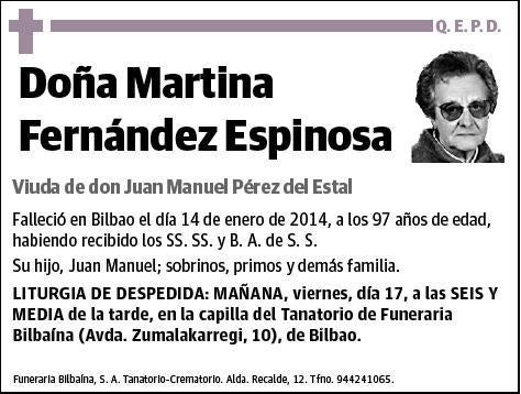 FERNANDEZ ESPINOSA,MARTINA