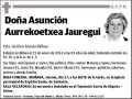 AURREKOETXEA JAUREGUI,ASUNCION