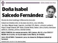 SALCEDO FERNANDEZ,ISABEL