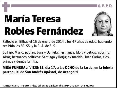 ROBLES FERNANDEZ,TERESA