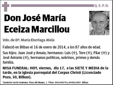 ECEIZA MARCILLOU,JOSE MARIA