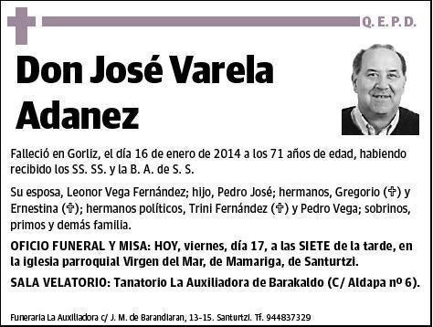 VARELA ADANEZ,JOSE