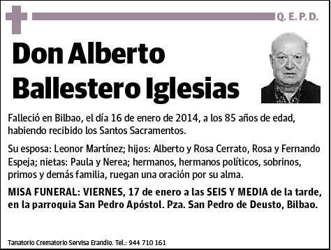 BALLESTERO IGLESIAS,ALBERTO