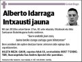 IDARRAGA INTXAUSTI,ALBERTO