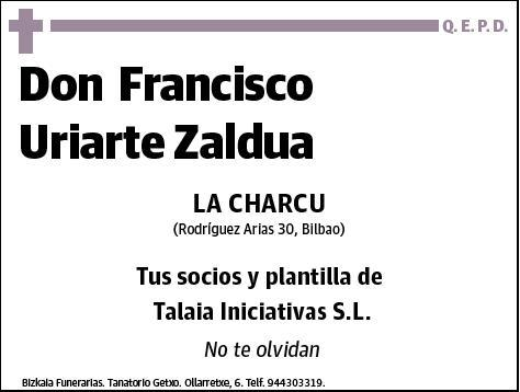 URIARTE ZALDUA,FRANCISCO