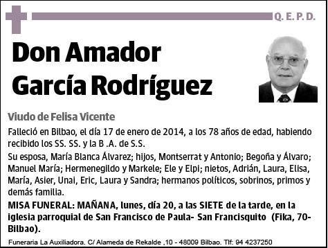 GARCIA RODRIGUEZ,AMADOR